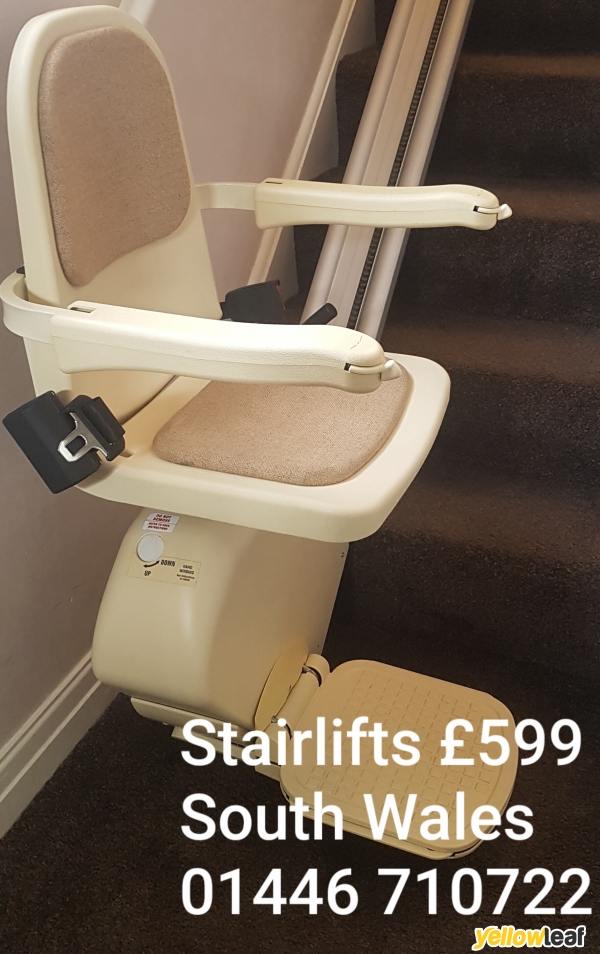 stairlift cardiff 01446 710722 rentals repairs removals servicing