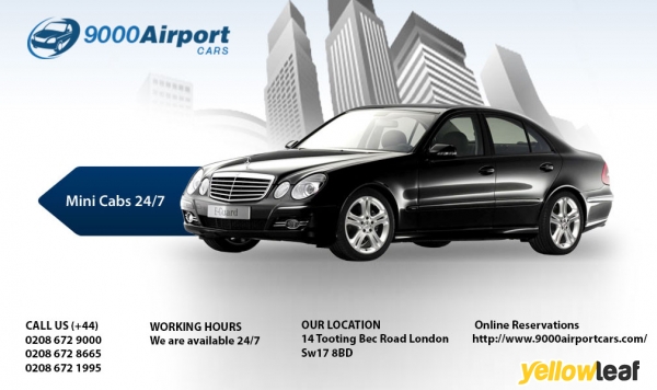 Streatham Airport Transfers Taxis & Minicabs – 9000airportcars