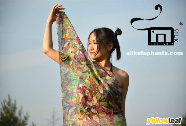 SilkElephants 100% Silk Scarf