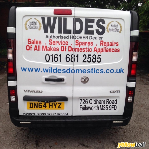 Wildes Domestic Appliances, Spares & Repairs