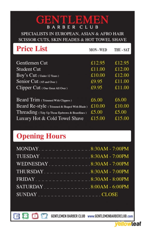 Gentlemen Barber Club
