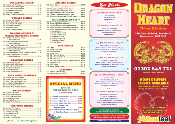Dragon Heart Chinese Takeaway
