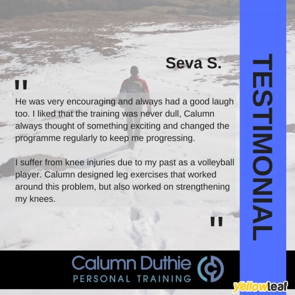 Calumn Duthie Personal Training