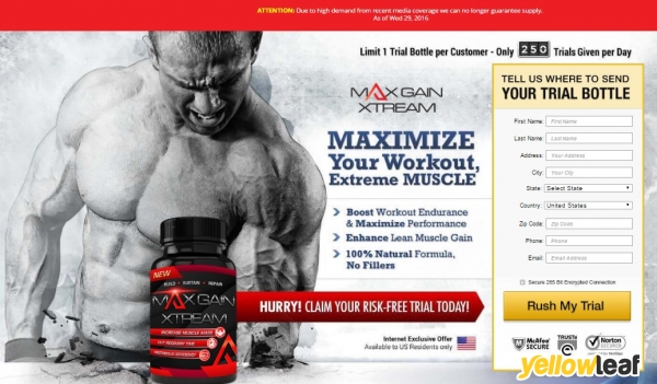 Max Gain Xtreme Muscle Growth