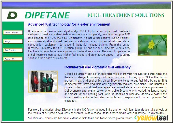 Nanatech Website Design