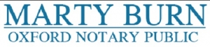 Marty Burn - Oxford Notary Public